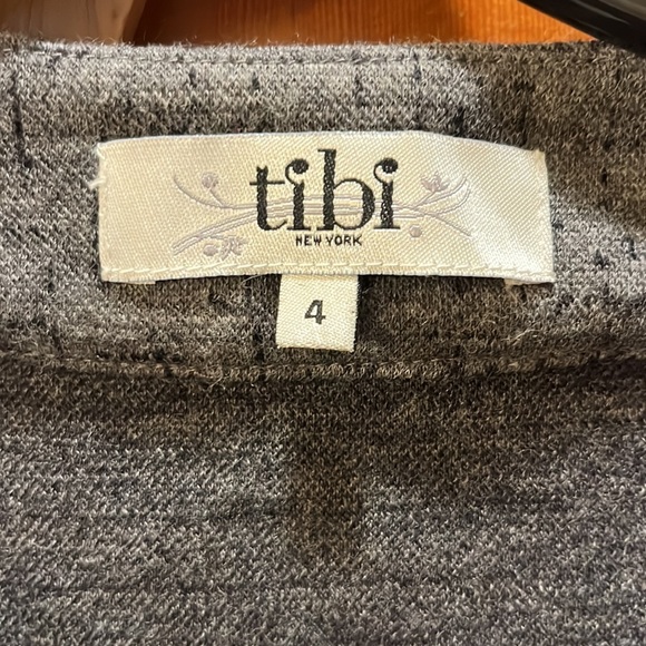 100 % wool Tibi sleeveless jumper/dress. Gray w/black flecks size 4. Grt details - Picture 3 of 4